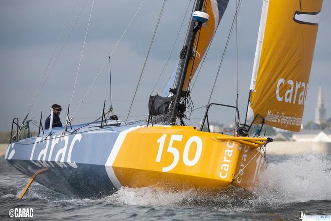 The Rolex Fastnet Race will see 34 Class40s compete, including the newest, Louis Duc's Carac (150) ©  Christophe Breschi